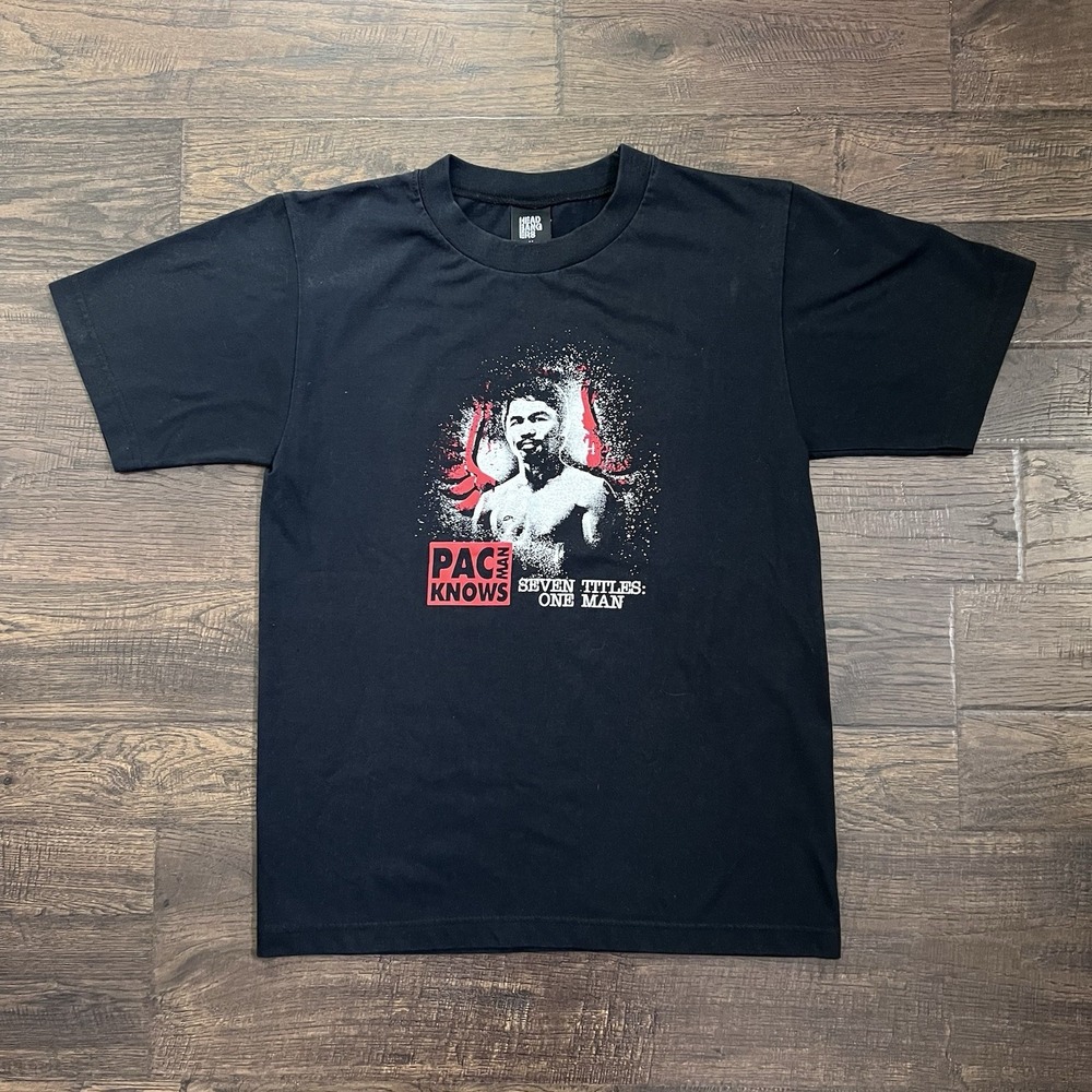 Manny Pacquiao Shirt Medium Pacman Champ Game Changer Boxing Boxer Rap Style Tee